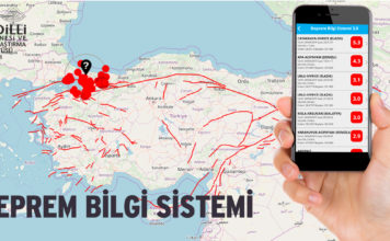 Deprem Bilgi Sistemi Yayında
